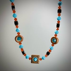 🆕 Crystallized Swarovski Elements Necklace Copper